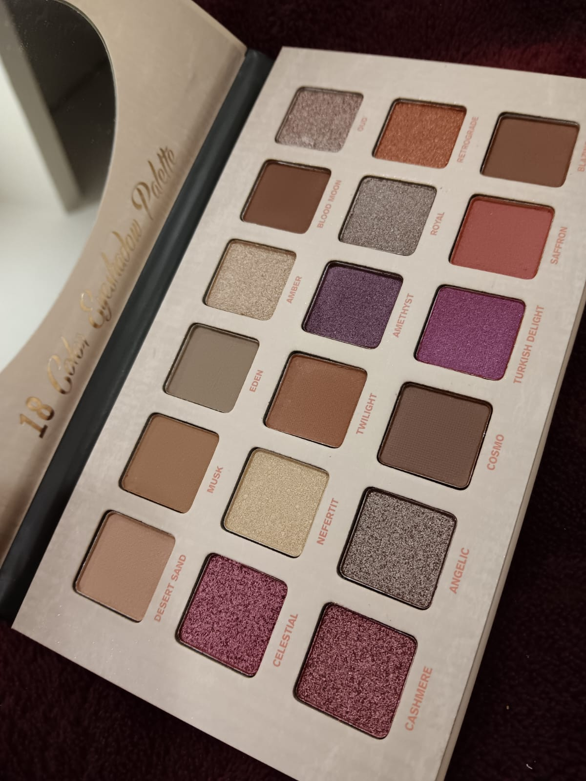 Palete de sombras 1970