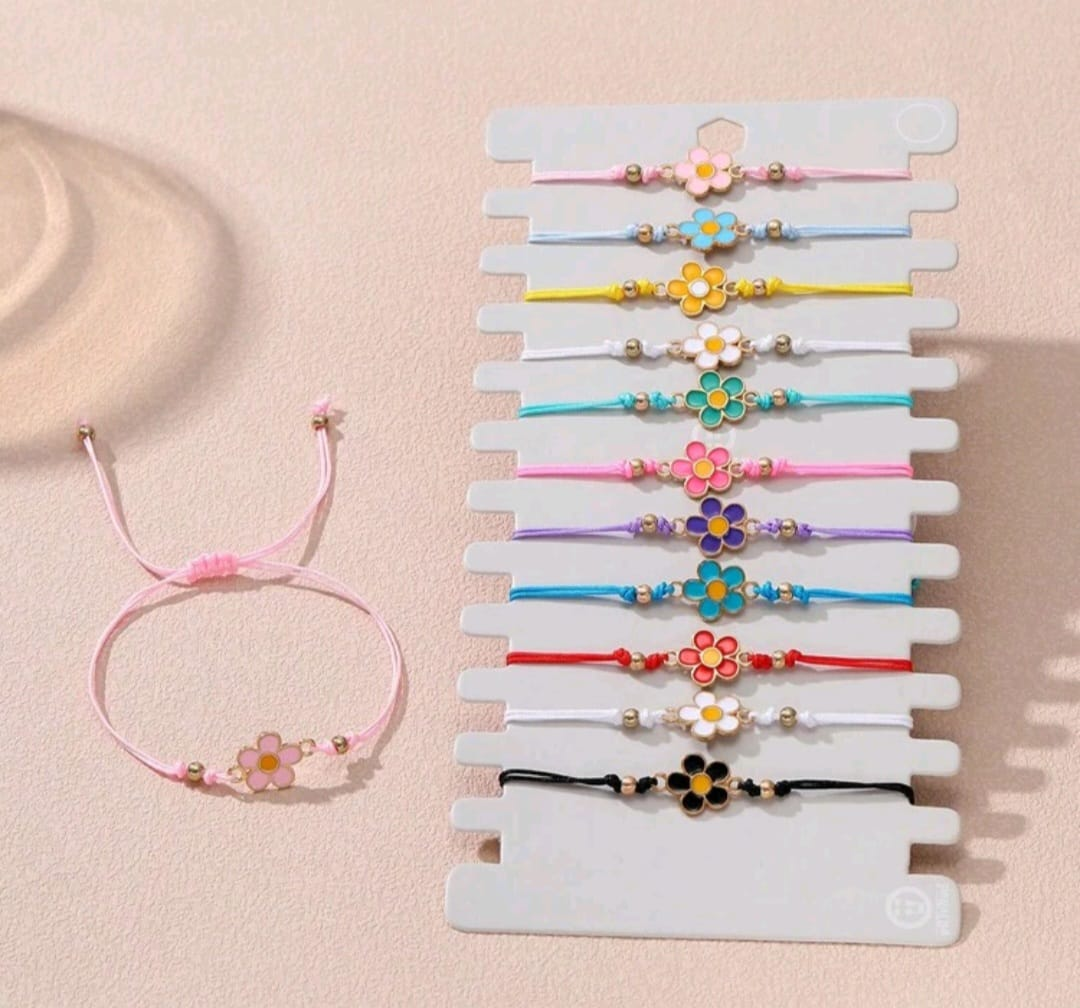 Pulseiras coloridas ajustaveis