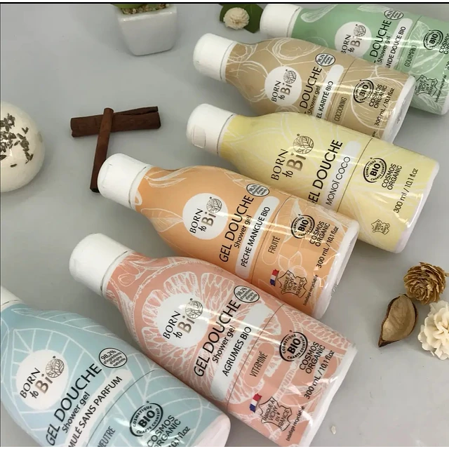 Gel de banho de amêndoa doce - orgânico certificado