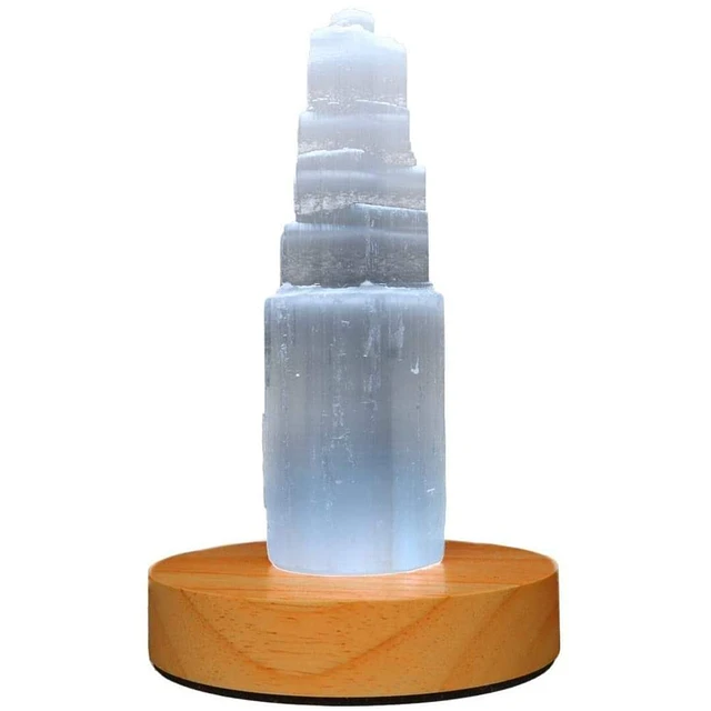 Kit de lâmpada base LED com monólito de selenita