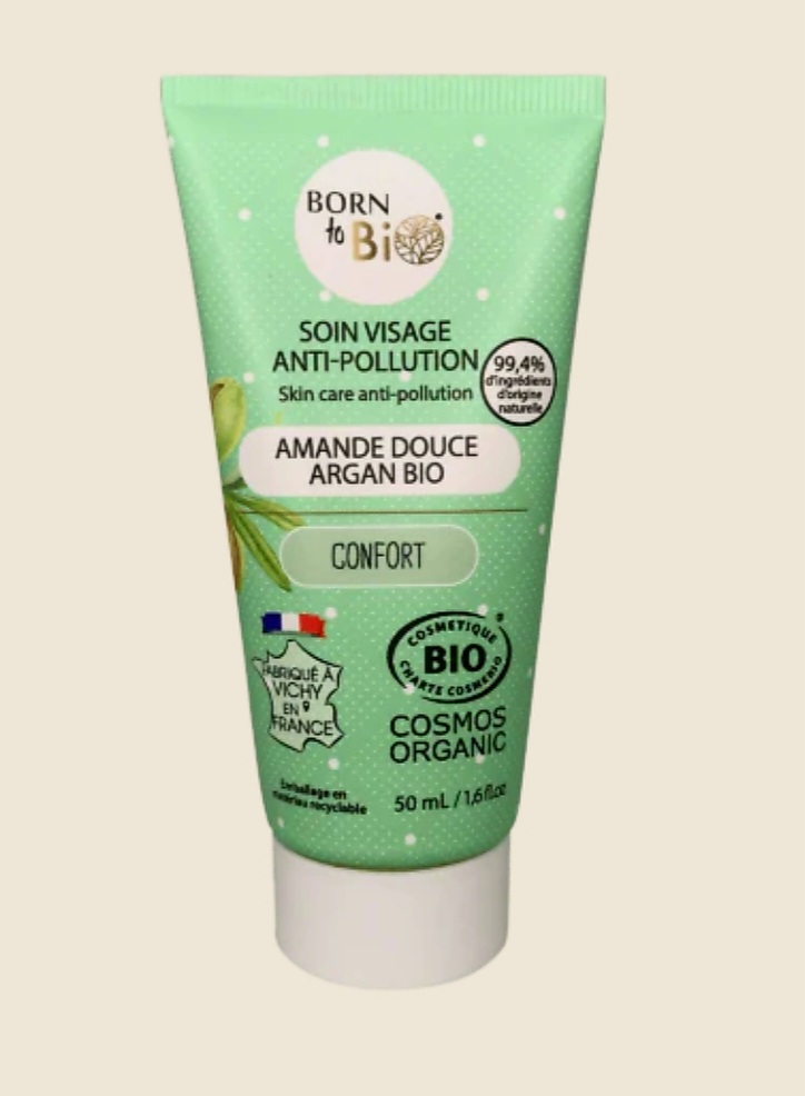 Tratamento facial antipoluição Amêndoa Doce Argan - Orgânico certificado