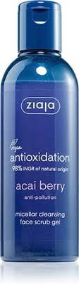 Açaí Berry Gel Esfoliante Limpeza micellar facial