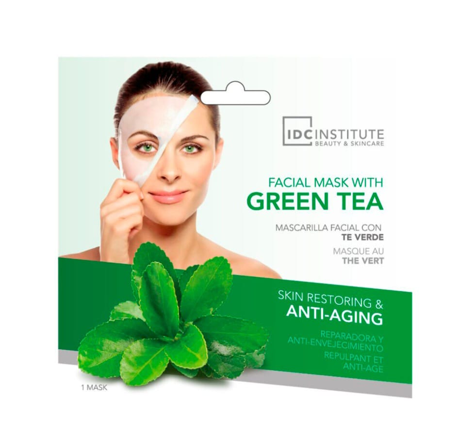 Máscara Facial com chá verde