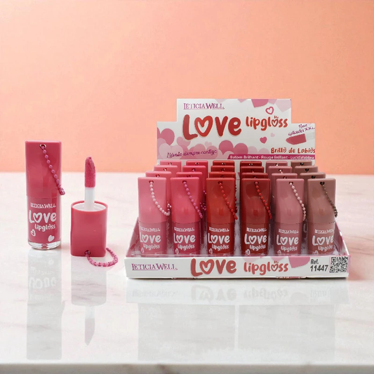 Brilho labial com aplicador XXL LOVE