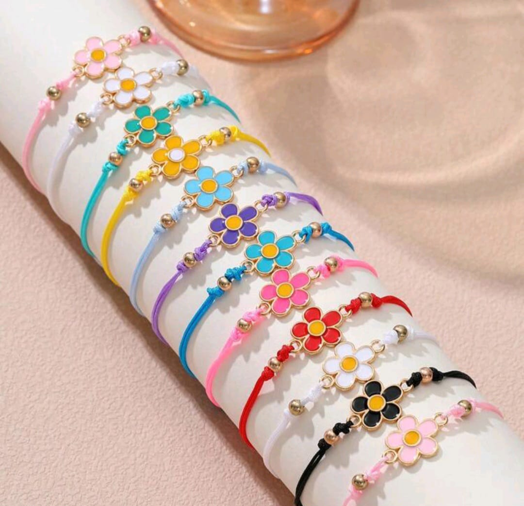 Pulseiras coloridas ajustaveis
