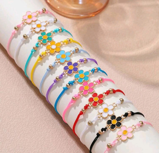 Pulseiras coloridas ajustaveis