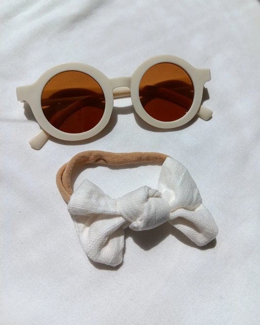 Conjunto de acessórios meninas summer branco