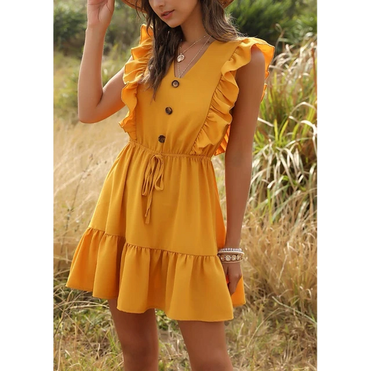 Vestido Mostarda