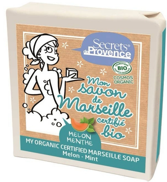 Sabonete de Marselha com aroma de Melão e Menta