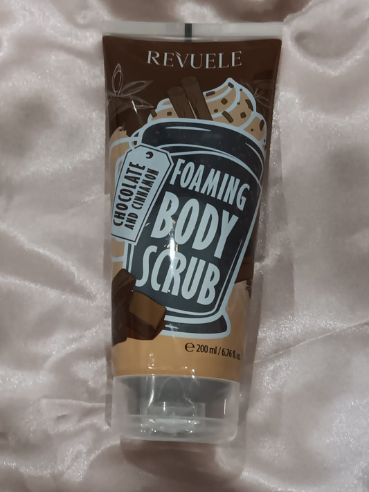 Espuma esfoliante corporal chocolate e canela
