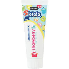 Pasta de Dentes Infantil Morango (3-8 Anos)
